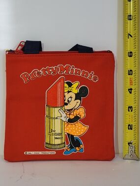 Disney Pretty Minnie Red Canvas Crossbody Bag
